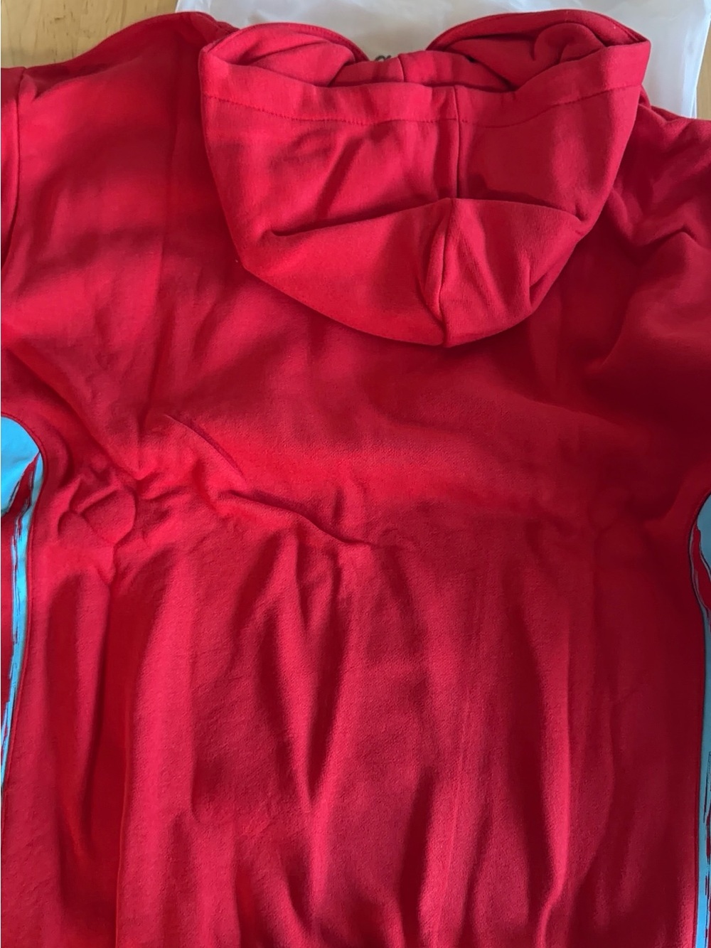Bad Bunny Puerto Rico Red Graphic Hoodie - Picture 2 of 3